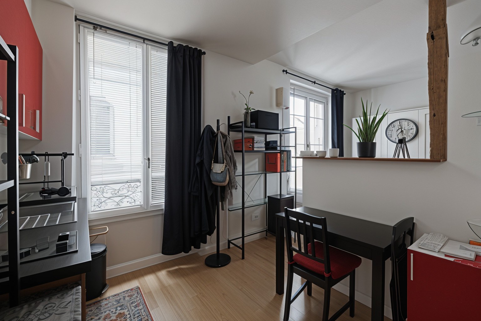 Studio rue Durantin de 19 m2 1