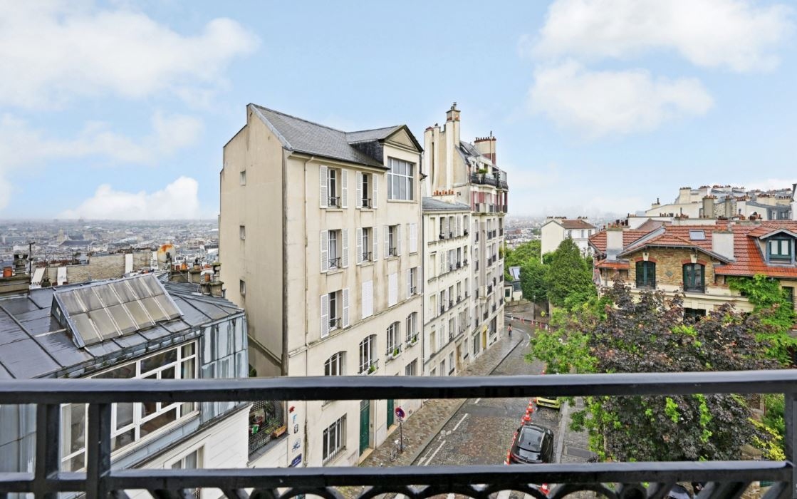 2 pièces Haut Montmartre Vue Paris SUD 1